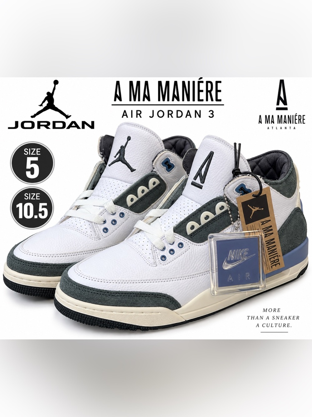A Ma Maniére x Air Jordan 3 Retro OG SP “Diffused Blue”